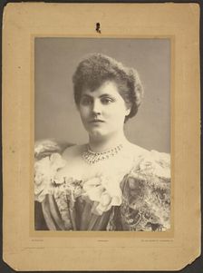 Portrait of a Woman, late 19th-early 20th century. Creator: Alexander Bassano