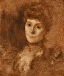 Portrait of a Woman (Madame Keyser (?)), c1897. Creator: Eugene Carriere