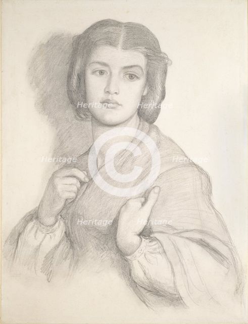 Portrait of a Woman, mid 19th century. Artist: Dante Gabriel Rossetti.