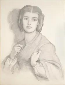 Portrait of a Woman, mid 19th century. Artist: Dante Gabriel Rossetti