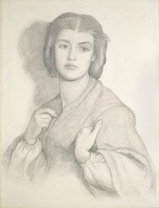 Portrait of a Woman, mid 19th century. Artist: Dante Gabriel Rossetti