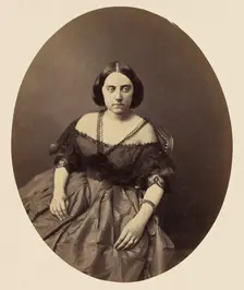 Portrait of a Woman, mid-19th century. Creator: Paul De Gaillard