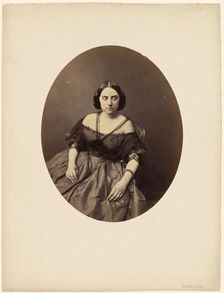 Portrait of a Woman, mid-19th century. Creator: Paul De Gaillard