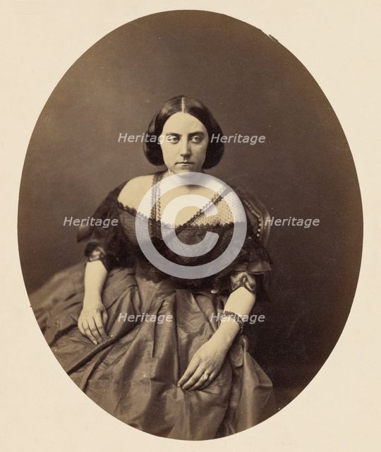 Portrait of a Woman, mid-19th century. Creator: Paul De Gaillard.