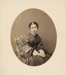 Portrait of a Woman, mid-19th century. Creator: Paul De Gaillard