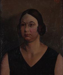 Portrait of a Woman (Mrs. Lönngren), 1930. Creator: Ilmari Aalto