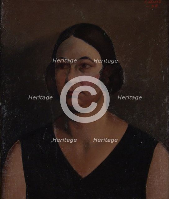 Portrait of a Woman (Mrs. Lönngren), 1930. Creator: Ilmari Aalto.