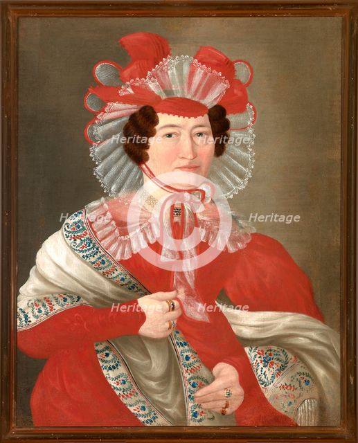 Portrait of a woman of the Krasuski family, between 1750-1850. Creator: Unknown.