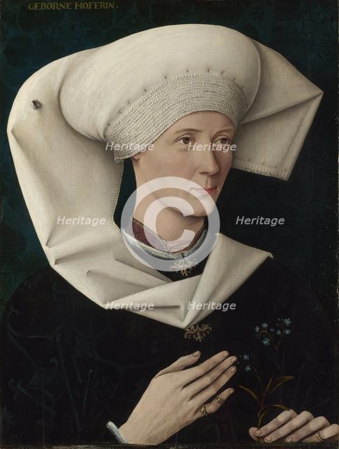 Portrait of a Woman of the Hofer Family, ca 1470. Artist: Swabian master (active ca. 1500)