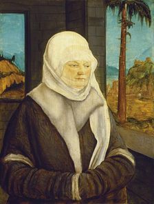 Portrait of a Woman of the Reuss Family, 1524. Creator: Wolf Huber