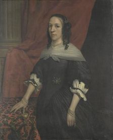 Portrait of a Woman, possibly Anna van Bourgondië, Founder of Slot Windenburg op Dryschor (Schouwen) Creator: Jan van Rossum