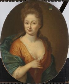 Portrait of a Woman, possibly Elisabeth Hollaer, Wife of Theodorus Rijswijk, c.1700-c.1722. Creator: Pieter van der Werff