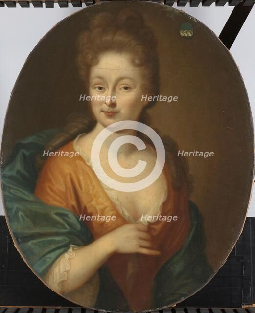 Portrait of a Woman, possibly Elisabeth Hollaer, Wife of Theodorus Rijswijk, c.1700-c.1722. Creator: Pieter van der Werff.