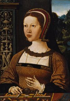 Portrait of a woman, possibly Elisabeth of Denmark, 1524. Creator: Jacob Cornelisz. van Oostsanen