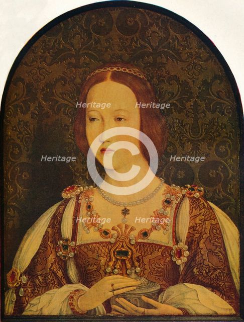 Portrait of a woman, possibly Isabella I of Castile, late 15th-early 16th century, (1930). Creator: Michael Sittow.