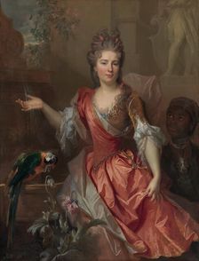 Portrait of a Woman, Possibly Madame Claude Lambert de Thorigny..., 1696. Creator: Nicolas de Largilliere