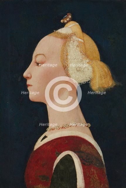 Portrait of a Woman, probably 1450s. Creator: Master of the Castello Nativity.