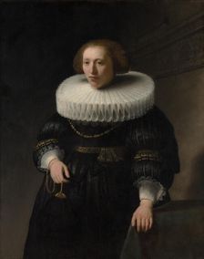 Portrait of a Woman, probably a Member of the Van Beresteyn Family, 1632. Creator: Rembrandt Harmensz van Rijn