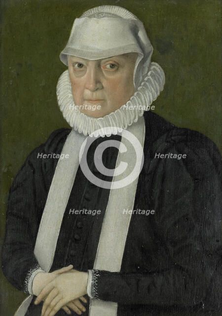 Portrait of a Woman, probably Anna Jagellonia, Queen of Poland, 1570-1580. Creator: Anon.