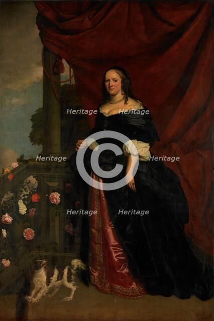 Portrait of a Woman, probably Sophia Anna van Pipenpoy (c.1618-70), Countess of Schellart, 1659. Creator: Wybrand Simonsz. de Geest the Elder.