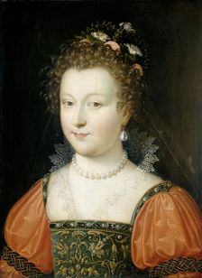 Portrait of a Woman (previously identified as Queen Elizabeth I), 1550-1574. Creator: Anon