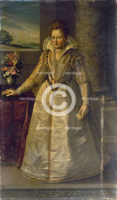 Portrait of a woman, presumed to be from the Salviati family, c1550. Creator: Unknown.