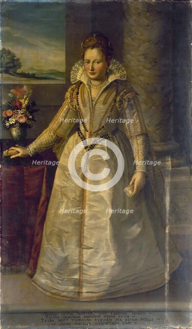 Portrait of a woman, presumed to be from the Salviati family, c1550. Creator: Unknown.