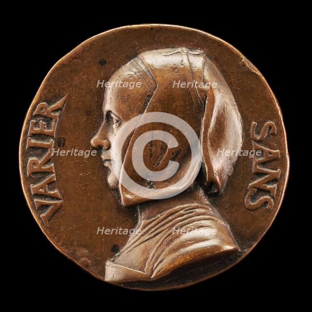 Portrait of a Woman [reverse]. Creator: Regnault Danet.