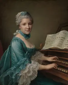 Portrait of a Woman, Said to be Madame Charles Simon Favart..., 1757. Creator: Francois Hubert Drouais