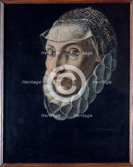Portrait of a woman, said to be Marie Miraille, c1574. Creator: Unknown.