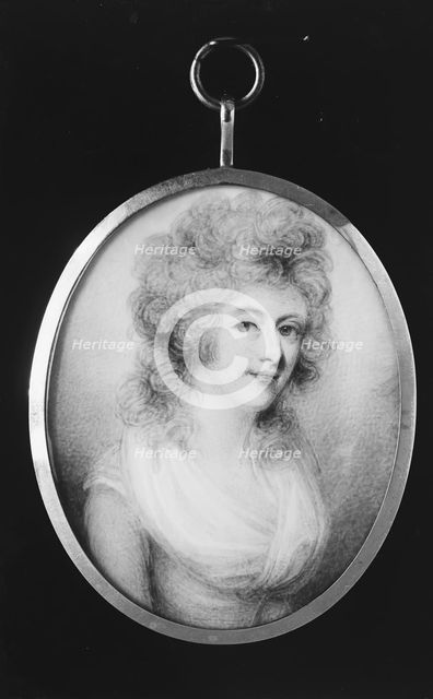 Portrait of a Woman, Said to Be Lady Sophia Boyle, ca. 1790. Creator: Anne Mee.