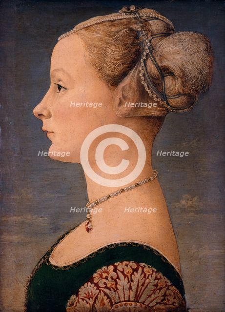 Portrait of a Woman, Second Half of the 15th cen.. Artist: Pollaiuolo, Piero del (1443-1496)