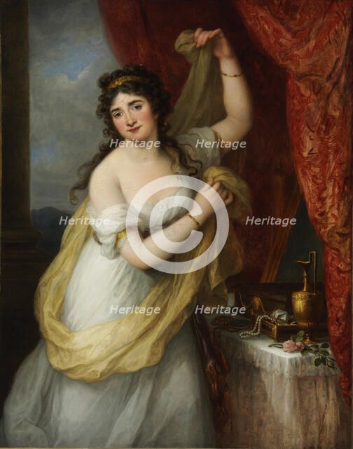 Portrait of a Women at Her Toilet, 1795. Creator: Kauffmann, Angelika (1741-1807).