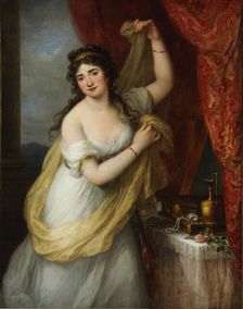 Portrait of a Women at Her Toilet, 1795. Creator: Kauffmann, Angelika (1741-1807)