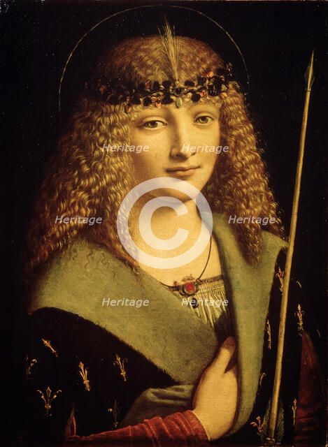 'Portrait of a Youth as Saint Sebastian', c1500. Artist: Giovanni Antonio Boltraffio