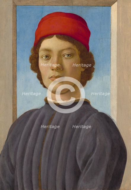 Portrait of a Youth, c. 1485. Creator: Filippino Lippi.