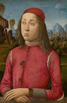 Portrait of a Youth, c. 1495/1500. Creators: Agnolo di Domenico di Donnino, Donnino di Domenico di Donnino