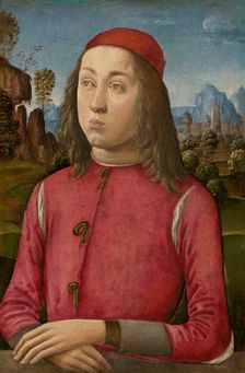 Portrait of a Youth, c. 1495/1500. Creators: Agnolo di Domenico di Donnino, Donnino di Domenico di Donnino