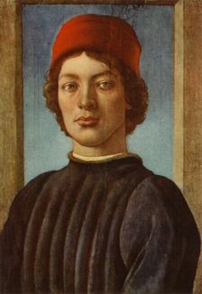 Portrait of a Youth c1485, (1937). Creator: Sandro Botticelli