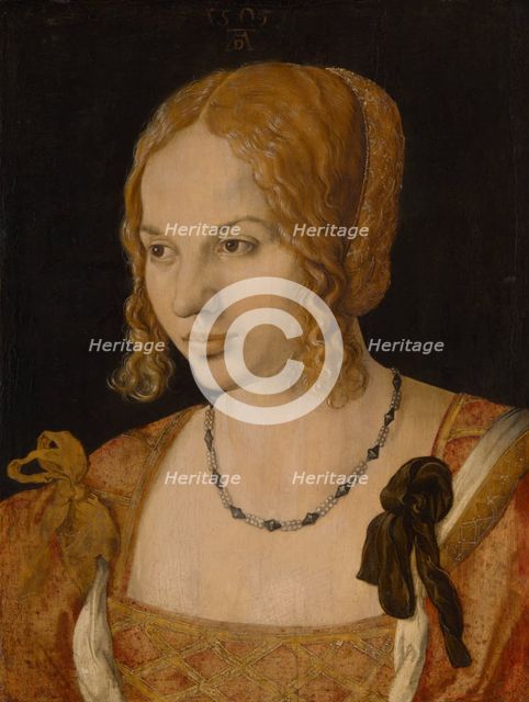 Portrait of a Young Venetian Woman, 1505. Artist: Dürer, Albrecht (1471-1528)