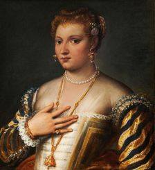 Portrait of a young Venetian woman, n.d., c1560-1600. Creator: Francesco Montemezzano