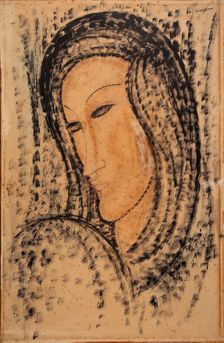 Portrait of a Young Widow. Creator: Modigliani, Amedeo (1884-1920)
