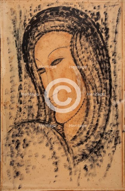 Portrait of a Young Widow. Creator: Modigliani, Amedeo (1884-1920).