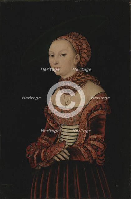 Portrait of a Young Woman , 1525. Creator: Cranach, Lucas, the Elder (1472-1553).
