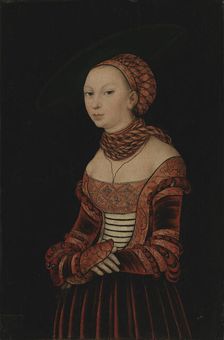 Portrait of a young woman, 1525. Creator: Lucas Cranach the Elder