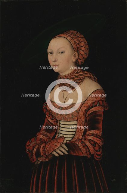 Portrait of a young woman, 1525. Creator: Lucas Cranach the Elder.