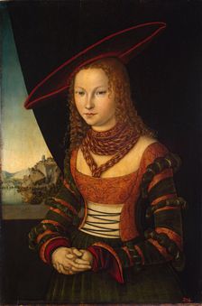 Portrait of a Young Woman, 1526. Creator: Lucas Cranach the Elder