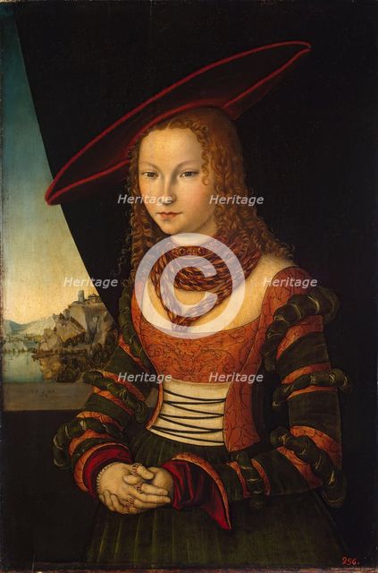 Portrait of a Young Woman, 1526. Creator: Lucas Cranach the Elder.
