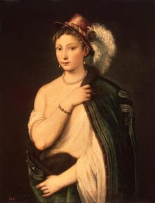 Portrait of a Young Woman, 1536. Creator: Titian