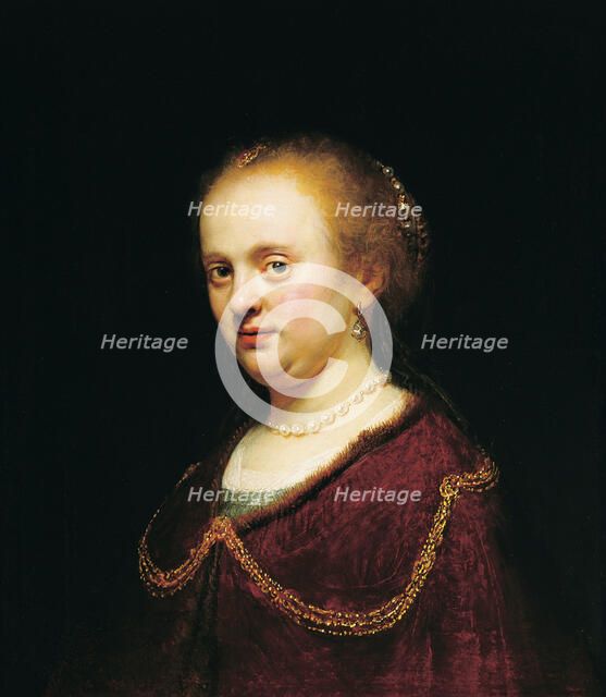 Portrait of a Young Woman , 1634. Creator: Rembrandt van Rhijn (1606-1669).